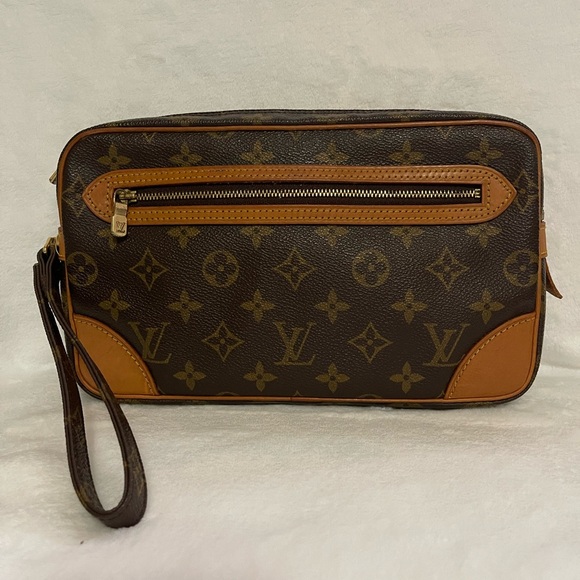 Louis Vuitton monogram Marly Dragonne clutch - Picture 1 of 11